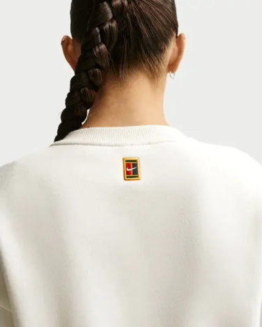 Свитшот для тенниса женский Nike NIKECOURT COLLECTION кремовый IB0757-133
