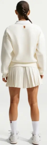 Свитшот для тенниса женский Nike NIKECOURT COLLECTION кремовый IB0757-133