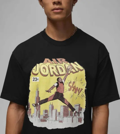 Футболка Nike JORDAN COMIC чорна IF0784-010