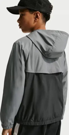 Вітровка підліткова Nike SPORTSWEAR WINDRUNNER сіро-темно-сіра IF2821-084