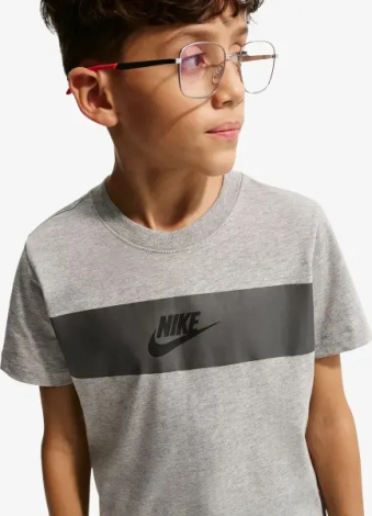Футболка подростковая Nike SPORTSWEAR серо-темно-серая IF5957-063