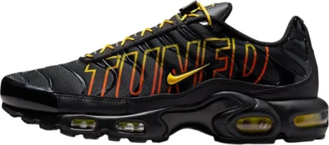 Кросівки Nike AIR MAX PLUS чорно-жовто-помаранчеві IH4459-010