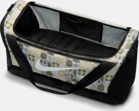 Сумка спортивна Nike BRASILIA TRAINING DUFFEL BAG MEDIUM 60L зелено-бежево-чорна IH7846-101