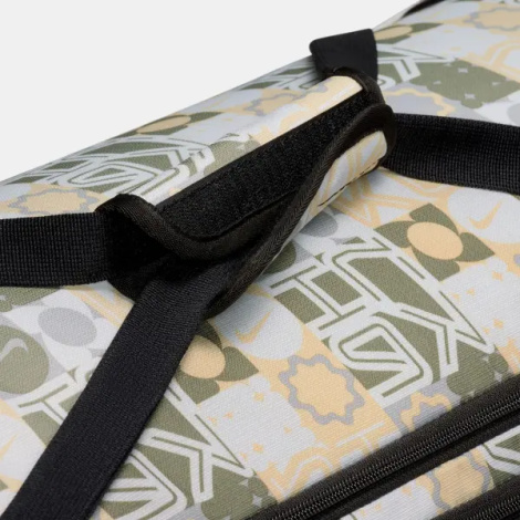 Сумка спортивна Nike BRASILIA TRAINING DUFFEL BAG MEDIUM 60L зелено-бежево-чорна IH7846-101