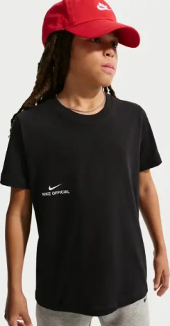 Футболка подростковая Nike SPORTSWEAR черная II0392-010