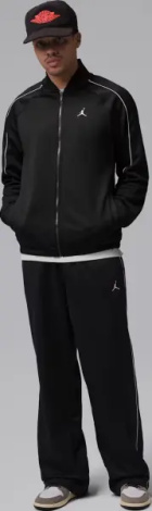 Олимпийка (мастерка) Nike JORDAN BROOKLYN черная IO0745-010