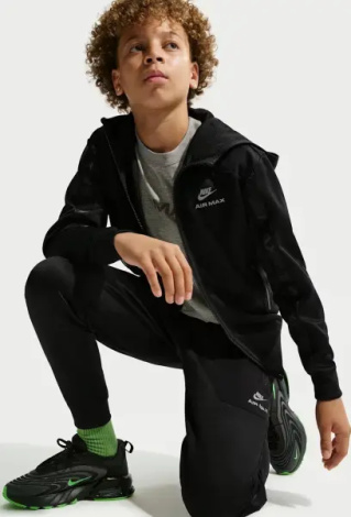 Спортивний костюм підлітковий Nike SPORTSWEAR AIR MAX чорний IO1154-010__IO1155-010
