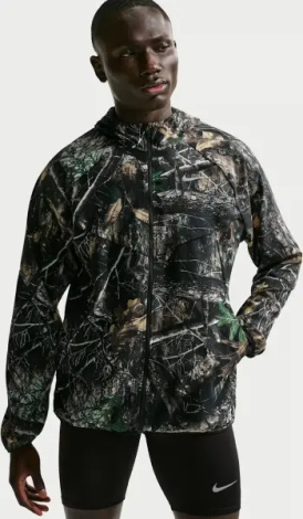Ветровка для бега Nike STRIDE DRI-FIT REALTREE черно-коричнево-зеленый камуфляж IO7767-060