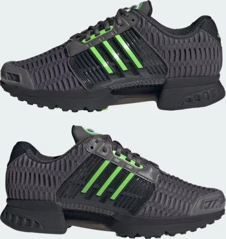 Кроссовки Adidas CLIMACOOL 1 темно-серо-черно-салатовые JP6811