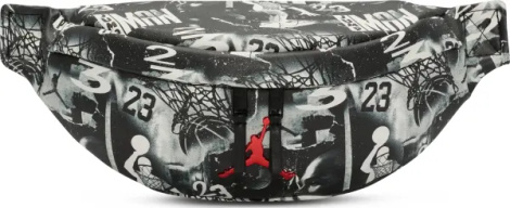 Сумка на пояс Nike JORDAN URBAN PATTERN серо-черно-белая MA9065-G0J