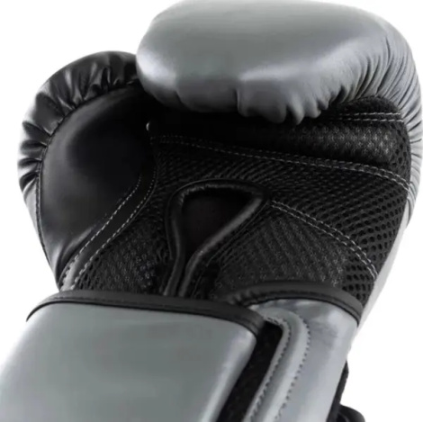 Рукавички боксерські Everlast POWERLOCK 2R TRAINING GLOVES сірі (12 унцій) P00002305
