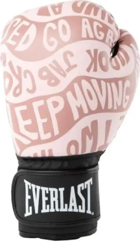 Рукавички боксерські жіночі Everlast SPARK TRAINING GLOVES світло-рожеві (14 унцій) P00002800