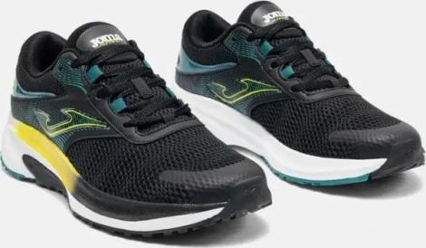 Кросівки бігові Joma ACTIVE чорно-темно-зелено-жовті RACTIS2601