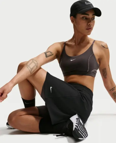 Юбка для тенниса женская Nike ONE DRI-FIT черная IM9935-010