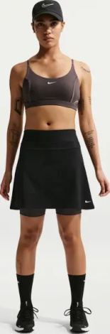 Юбка для тенниса женская Nike ONE DRI-FIT черная IM9935-010