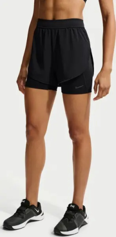 Шорти жіночі Nike UNIVERSA 2-IN-1 5" чорні HJ2261-010