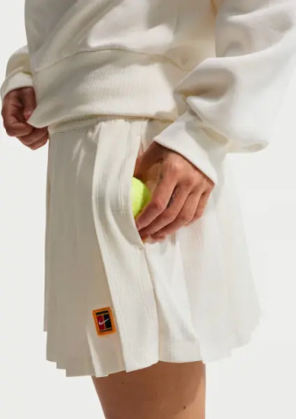 Шорты для тенниса женские Nike NIKECOURT COLLECTION DRI-FIT HIGH-WAISTED кремовые IB0769-133