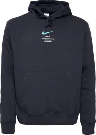 Худі Nike SPORTSWEAR SWOOSH чорно-бірюзове IB6480-011