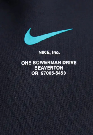 Худі Nike SPORTSWEAR SWOOSH чорно-бірюзове IB6480-011