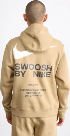 Худі Nike SPORTSWEAR SWOOSH бежево-біле IB6480-297