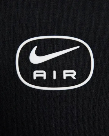 Худи Nike AIR PULLOVER HOODIE черно-бело-зеленое HM0175-011