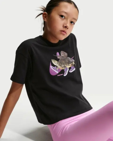 Футболка підліткова Nike SPORTSWEAR BOXY чорна II0884-010