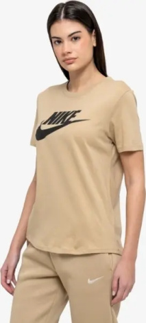 Футболка жіноча Nike SPORTSWEAR ESSENTIALS світло-коричнева DX7906-286