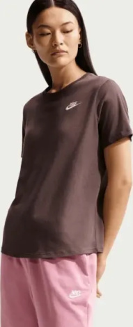 Футболка женская Nike SPORTSWEAR CLUB ESSENTIAL коричневая DX7902-502