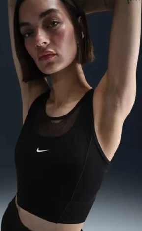 Топ жіночий Nike PRO DRI-FIT CROPPED чорний HJ1192-010