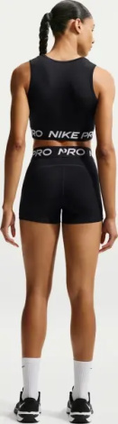 Топ женский Nike PRO DRI-FIT CROPPED черный FZ3615-010