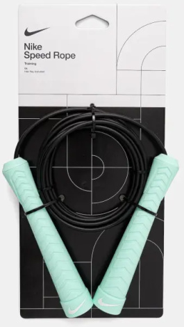 Скакалка Nike FUNDAMENTAL SPEED ROPE бирюзово-черная N.100.0487.305.NS