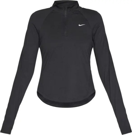 Реглан для бега женский Nike TEMPO SWOOSH RUN DRI-FIT 1/4-ZIP черный HV2842-010