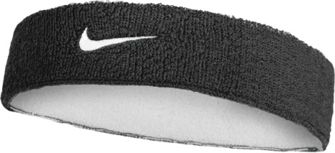 Повязка на голову Nike SWOOSH CLASSIC REVERSIBLE HEADBAND двусторонняя черно-белая N.101.2412.036.OS