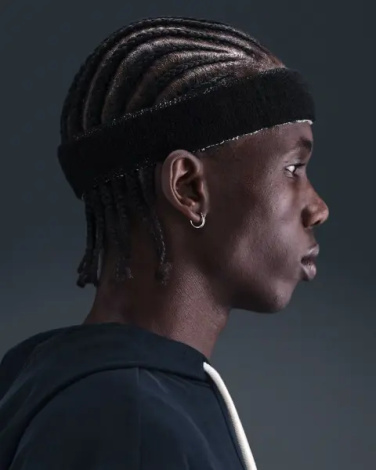 Повязка на голову Nike SWOOSH CLASSIC REVERSIBLE HEADBAND двусторонняя черно-белая N.101.2412.036.OS