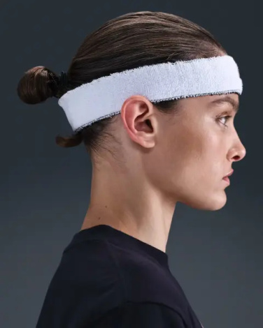 Повязка на голову Nike SWOOSH CLASSIC REVERSIBLE HEADBAND двусторонняя черно-белая N.101.2412.036.OS