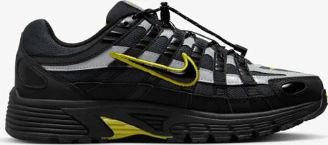 Кроссовки женские Nike P-6000 черно-серо-желтые FV0943-001