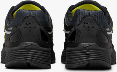 Кроссовки женские Nike P-6000 черно-серо-желтые FV0943-001