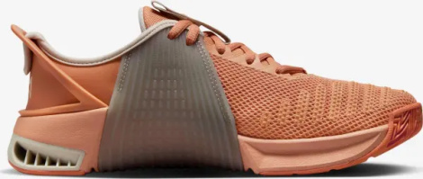 Кроссовки для тренировок женские Nike METCON 9 EASYON темно-оранжево-серые DZ2540-200