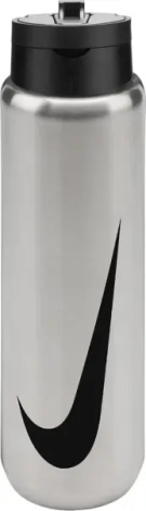 Пляшка для води Nike SS RECHARGE STRAW BOTTLE 24 OZ 709 мл срібна N.101.3795.953.24