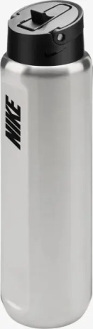 Пляшка для води Nike SS RECHARGE STRAW BOTTLE 24 OZ 709 мл срібна N.101.3795.953.24