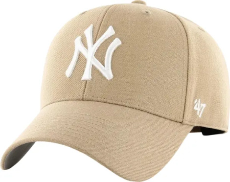 Кепка 47 Brand NEW YORK YANKEES бежева B-MVP17WBV-KHB