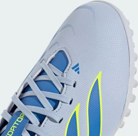 Сороконіжки (шиповки) дитячі Adidas PREDATOR CLUB TF блакитно-синьо-салатові JS0366