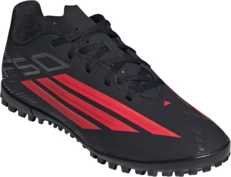 Сороконіжки (шиповки) дитячі Adidas F50 CLUB TF чорно-червоні JS1490