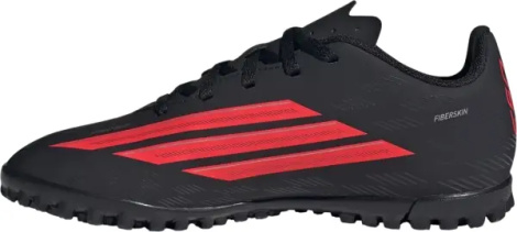 Сороконіжки (шиповки) дитячі Adidas F50 CLUB TF чорно-червоні JS1490