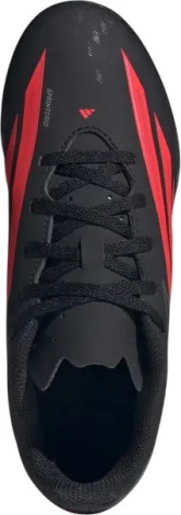Сороконіжки (шиповки) дитячі Adidas F50 CLUB TF чорно-червоні JS1490