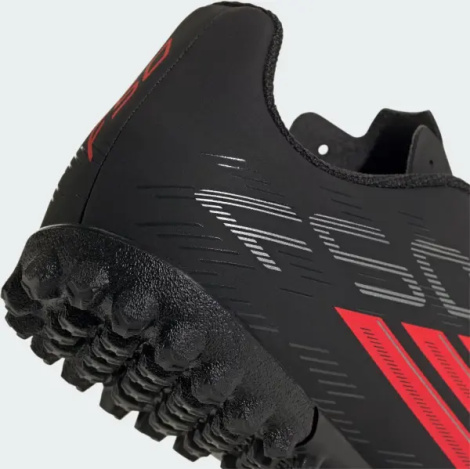Сороконіжки (шиповки) дитячі Adidas F50 CLUB TF чорно-червоні JS1490