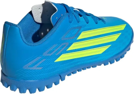 Сороконіжки (шиповки) дитячі Adidas F50 CLUB TF синьо-лимонні JS1491
