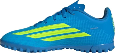 Сороконіжки (шиповки) дитячі Adidas F50 CLUB TF синьо-лимонні JS1491