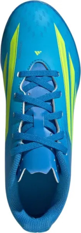 Сороконіжки (шиповки) дитячі Adidas F50 CLUB TF синьо-лимонні JS1491