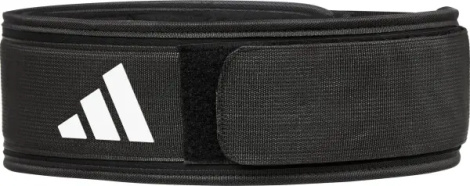 Пояс для важкої атлетики Adidas ESSENTIAL WEIGHTLIFTING BELT чорний (82,5 - 92 см) ADGB-12254-NL